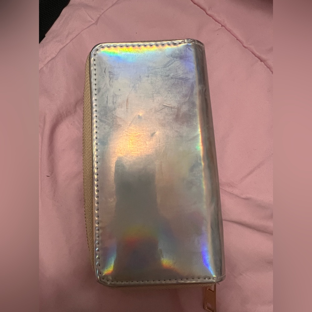 Holographic Silver Wallet